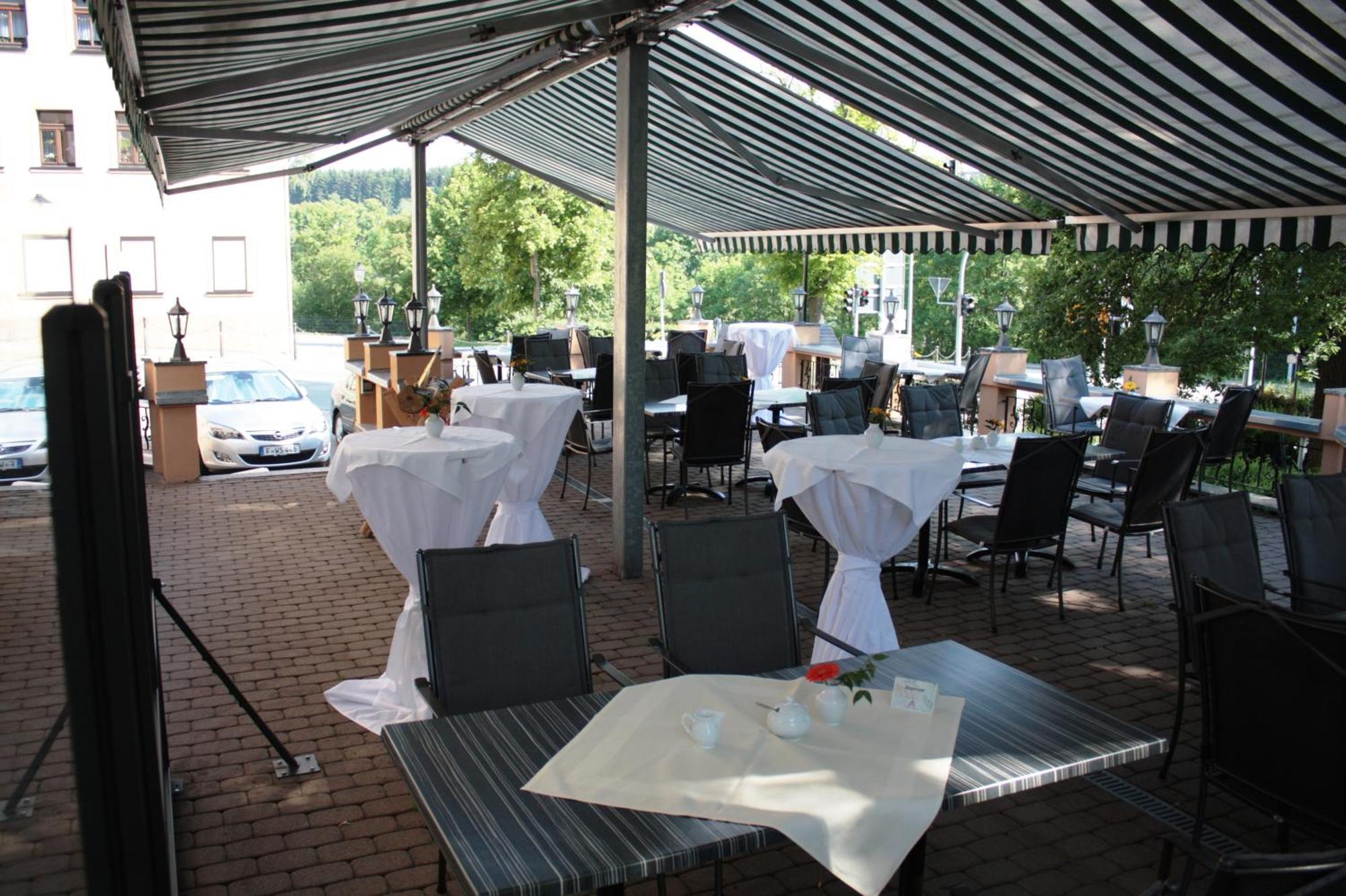 Hotel Weisses Ross Marienberg Esterno foto